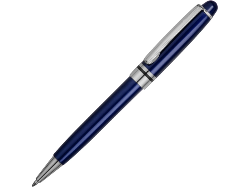 Ручка шариковая Ливорно, синий металлик фото 1
