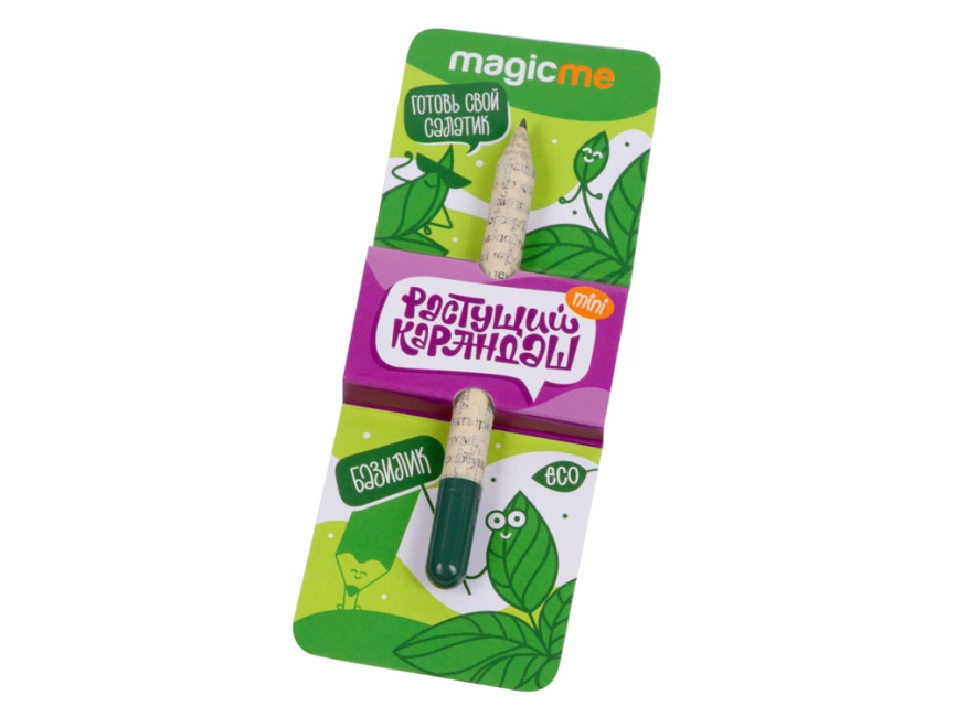 Растущий карандаш mini Magicme (1шт) - Базилик фото 3