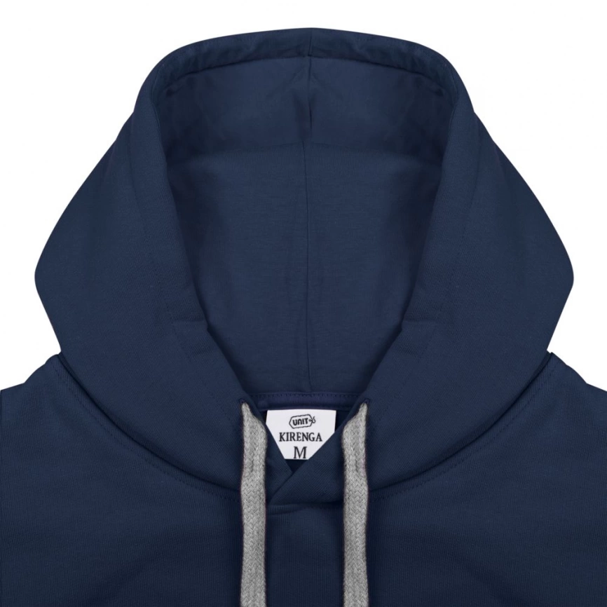 Толстовка с капюшоном Unit Kirenga темно-синяя, размер M фото 4