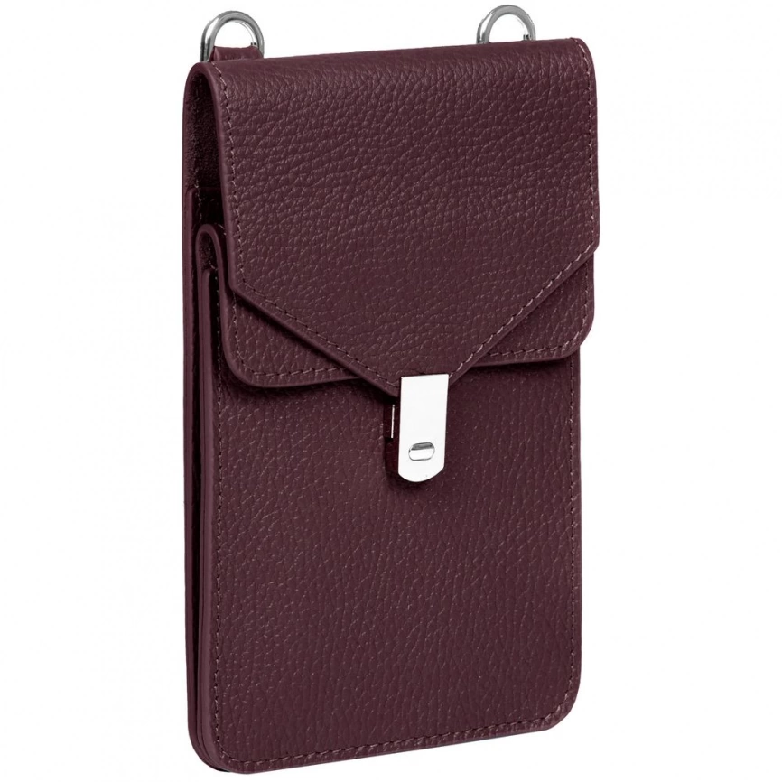 Сумка через плечо Segreto, бордовая фото 2