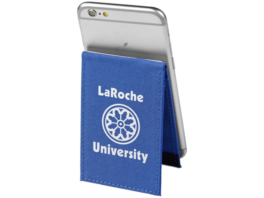 Кошелек-подставка для телефона RFID премиум-класса, ярко-синий фото 7