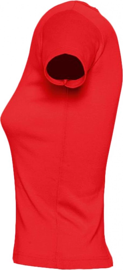 Футболка женская с круглым вырезом Lady 220 красная, размер XL фото 3