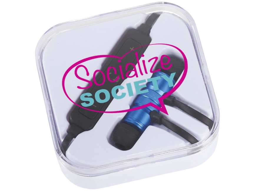 Наушники Martell магнитные с Bluetooth® в чехле, ярко-синий фото 6