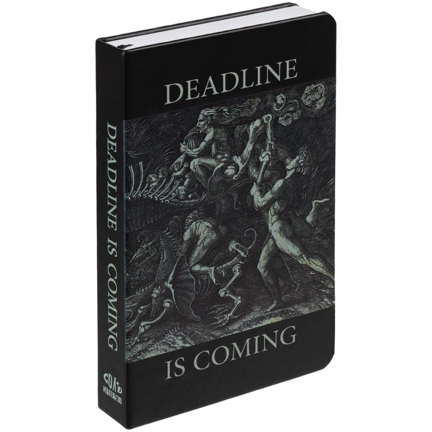 Ежедневник Deadline, недатированный, черный фото 1