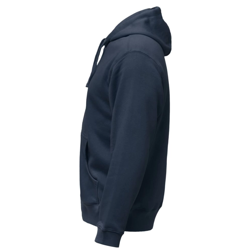 Толстовка мужская Hooded Full Zip темно-синяя, размер S фото 2
