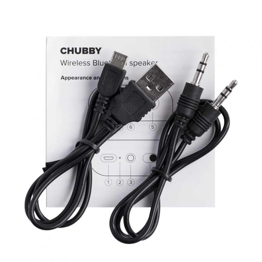 Беспроводная колонка Chubby, красная фото 6