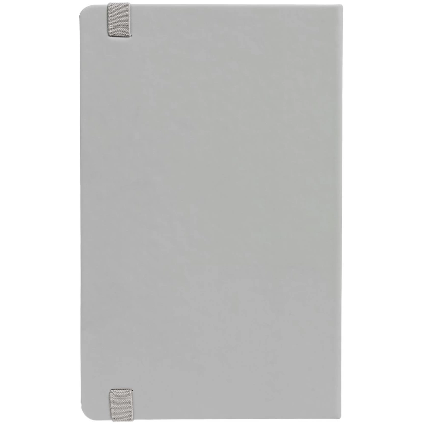 Блокнот Shall Round, серый фото 4