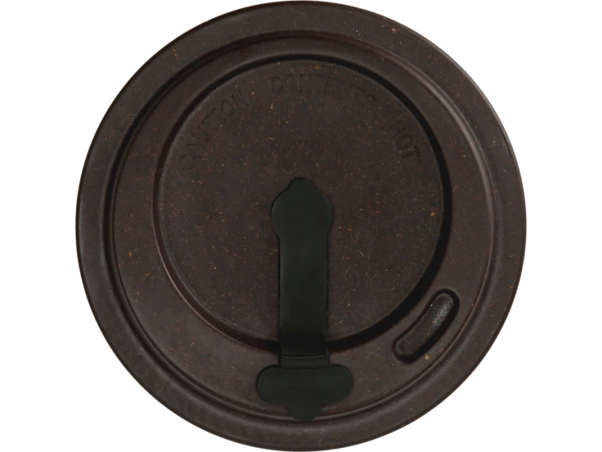 Стакан из кофе с силиконовой манжетой Latte, коричневый фото 5