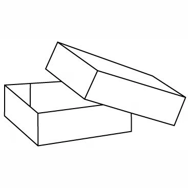Кашированная коробка крышка-дно фото 1