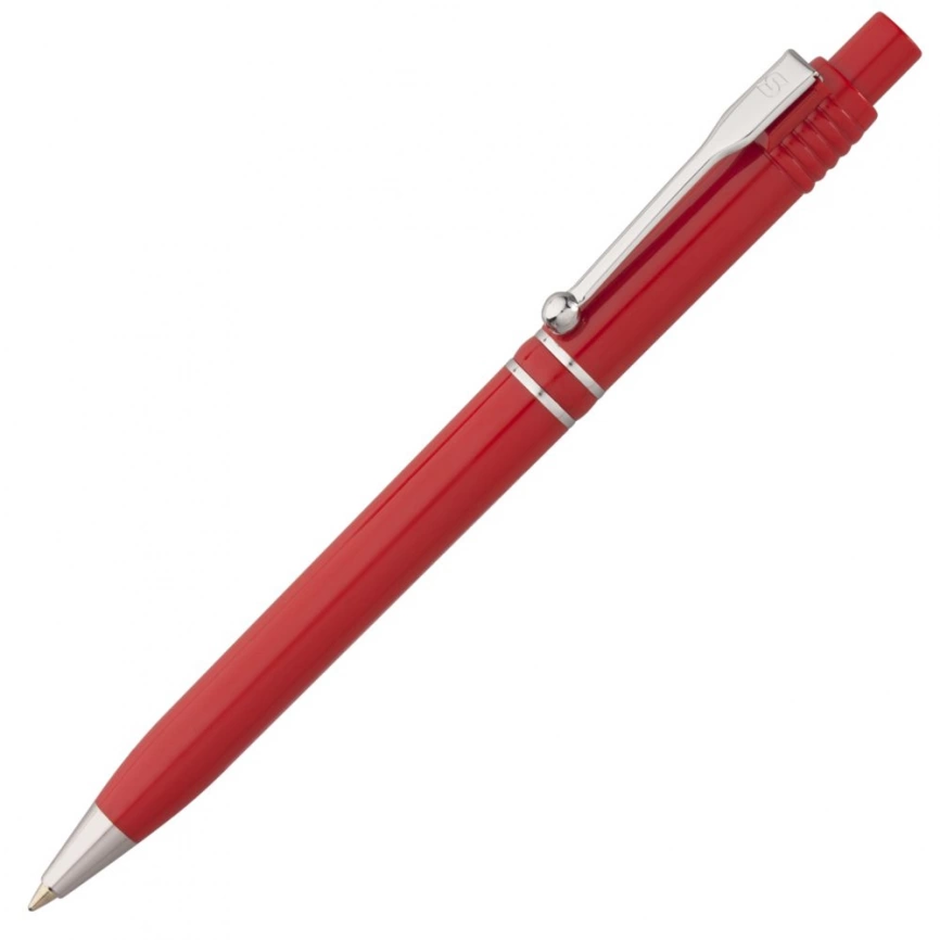 Ручка шариковая Raja Chrome, красная фото 1