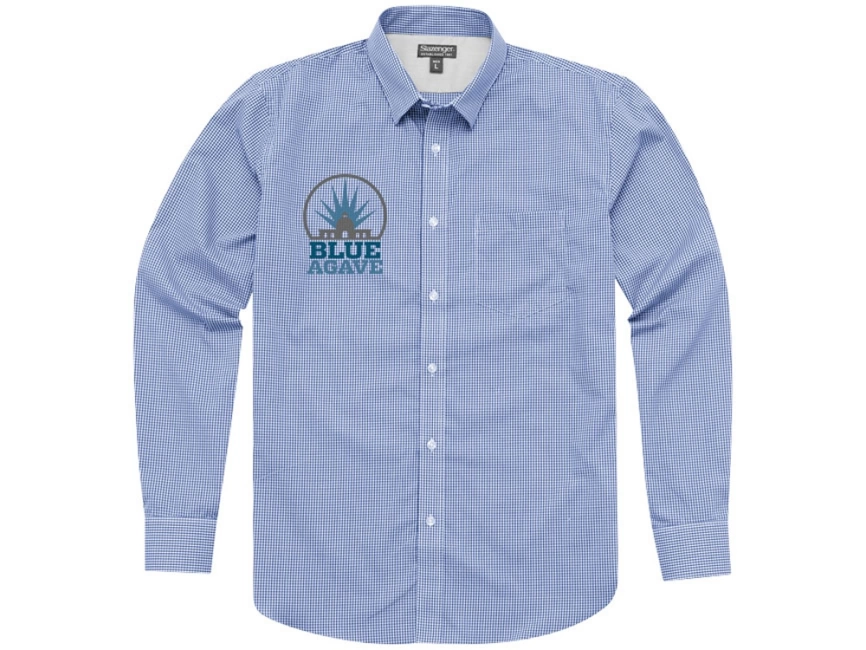 Рубашка Net мужская с длинным рукавом, синий фото 5
