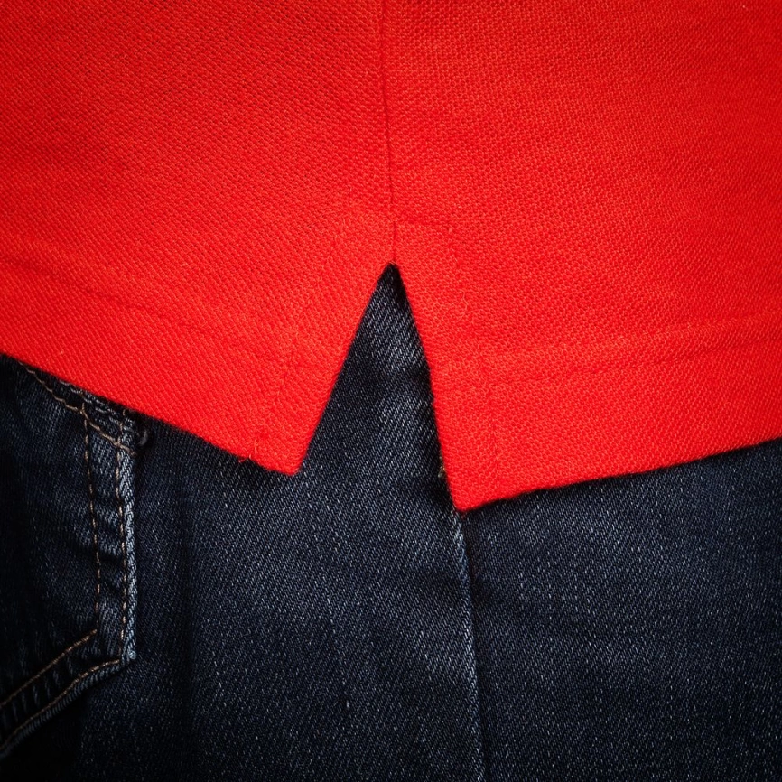 Рубашка поло Virma Stripes, красная, размер XL фото 4