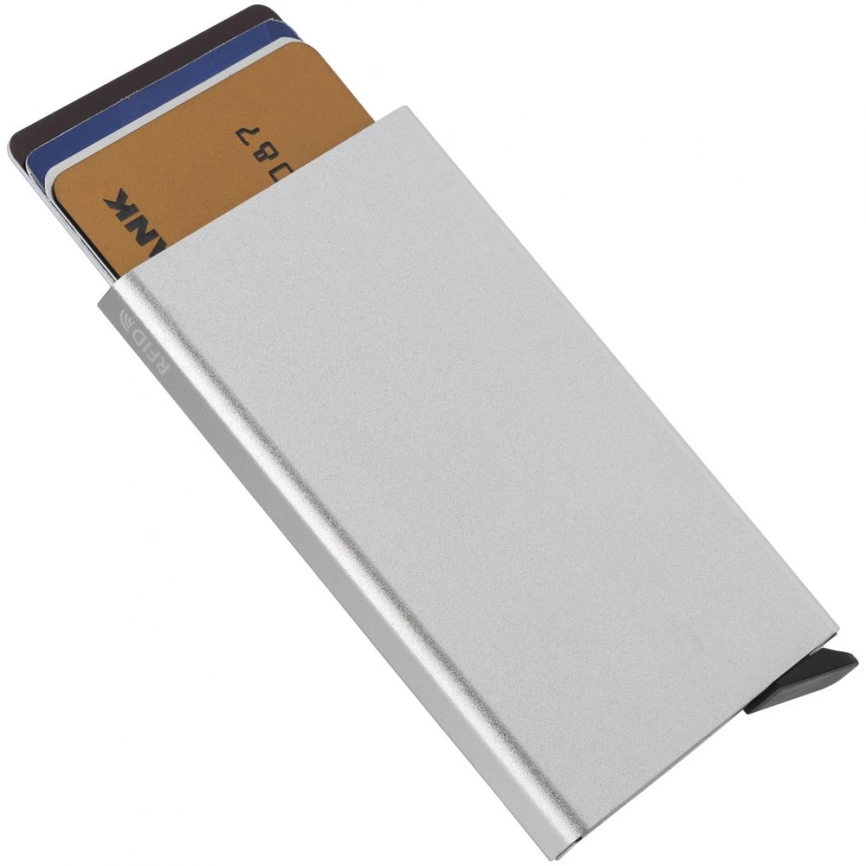 Футляр для кредитных карт Motion, ver.2, серебристый фото 1