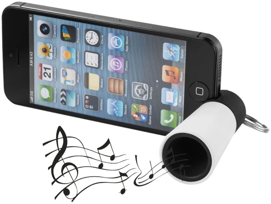 Усилитель-подставка для смартфона Sonic, белый фото 4