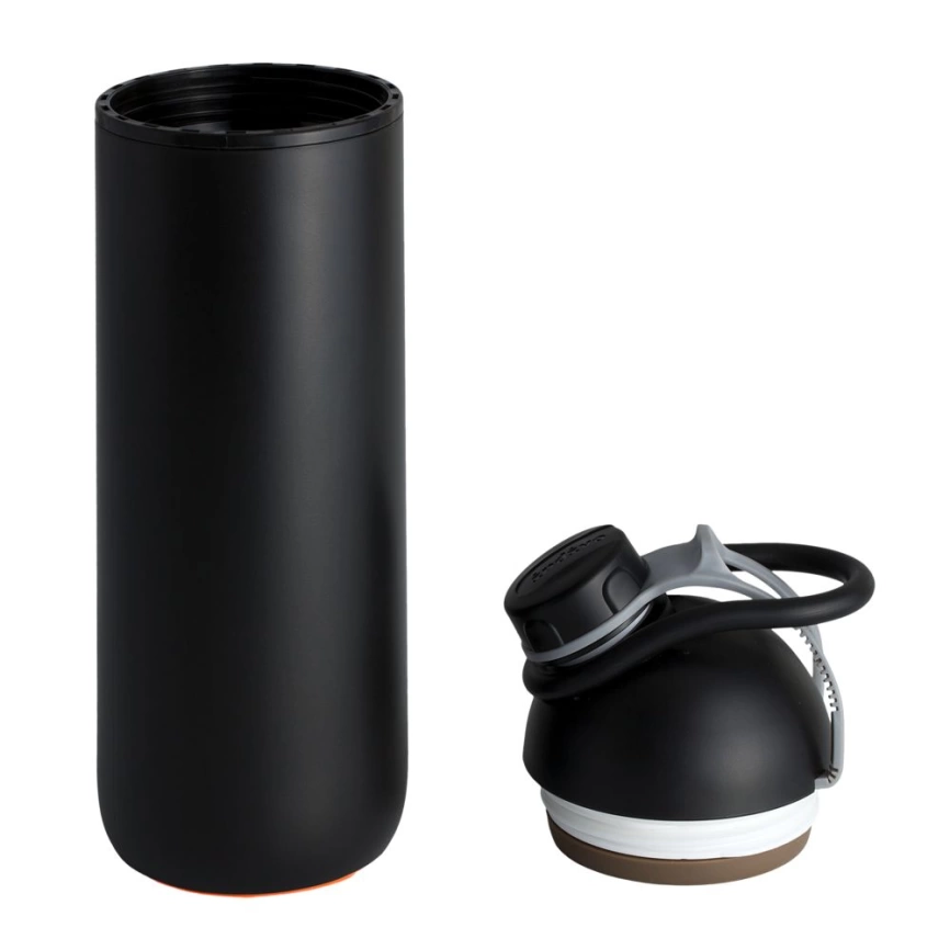 Бутылка для воды fixFlask, черная фото 3
