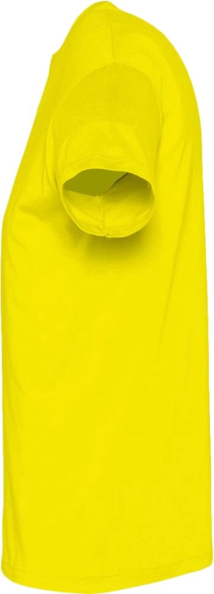 Футболка Regent 150 желтая (лимонная), размер M фото 3