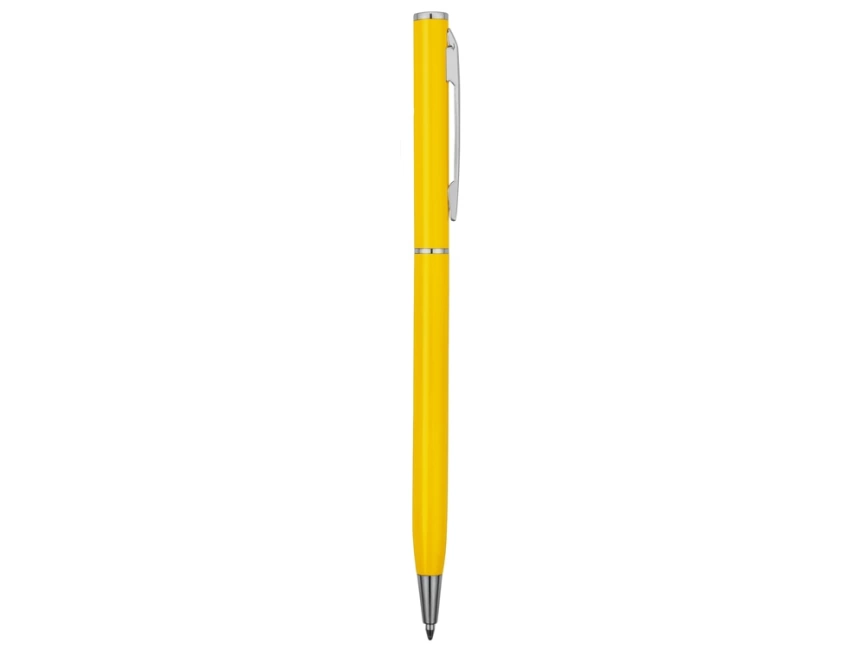 Ручка металлическая шариковая Атриум, желтый фото 3