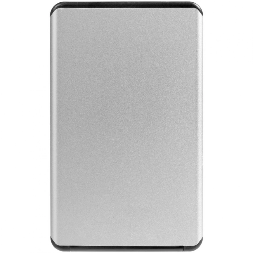 Металлический аккумулятор Double Reel 5000 мАч, серебристый фото 2