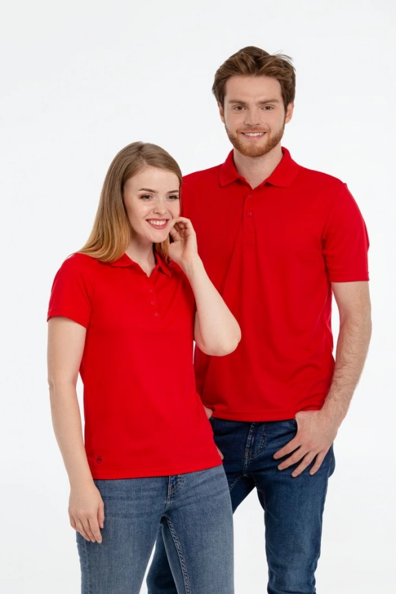 Рубашка поло женская Eclipse H2X-Dry красная, размер XS фото 9