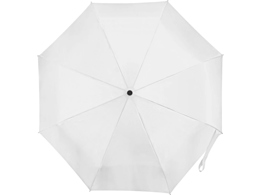 Зонт Alex трехсекционный автоматический 21,5, белый фото 5