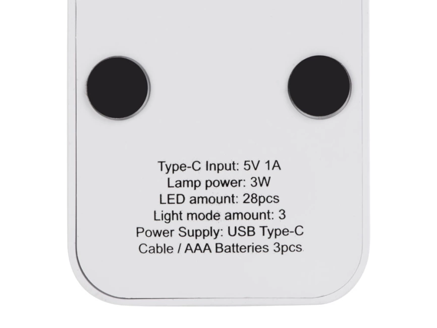 Складывающаяся настольная LED лампа Stack N, 3 Вт, белый фото 14