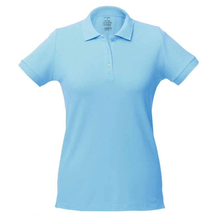 Рубашка поло женская Virma lady, голубая, размер L фото 1