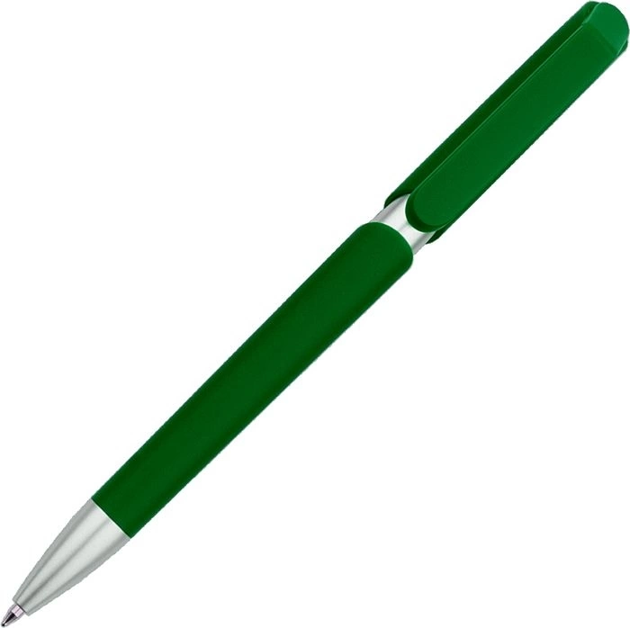 Ручка шариковая ZOOM SOFT, зёленая фото 3