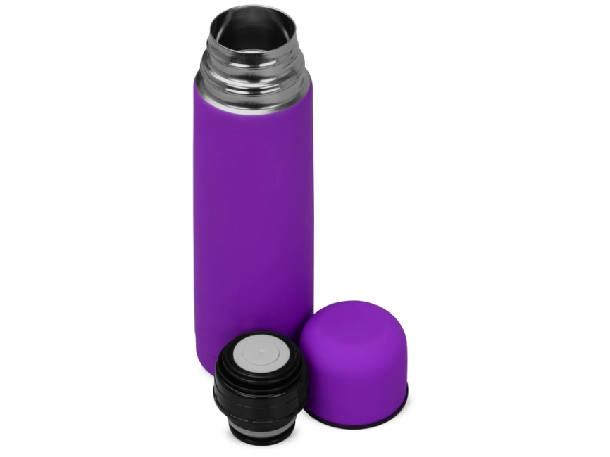 Термос Ямал Soft Touch 500мл, фиолетовый фото 4