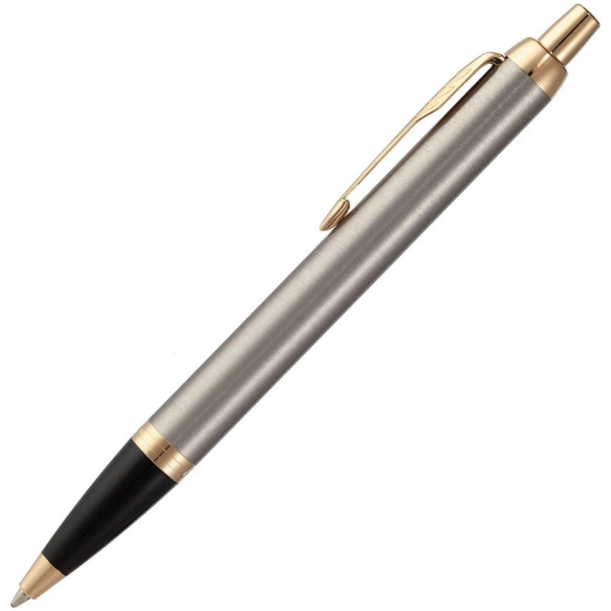 Ручка шариковая Parker IM Core K321 Brushed Metal GT M фото 2