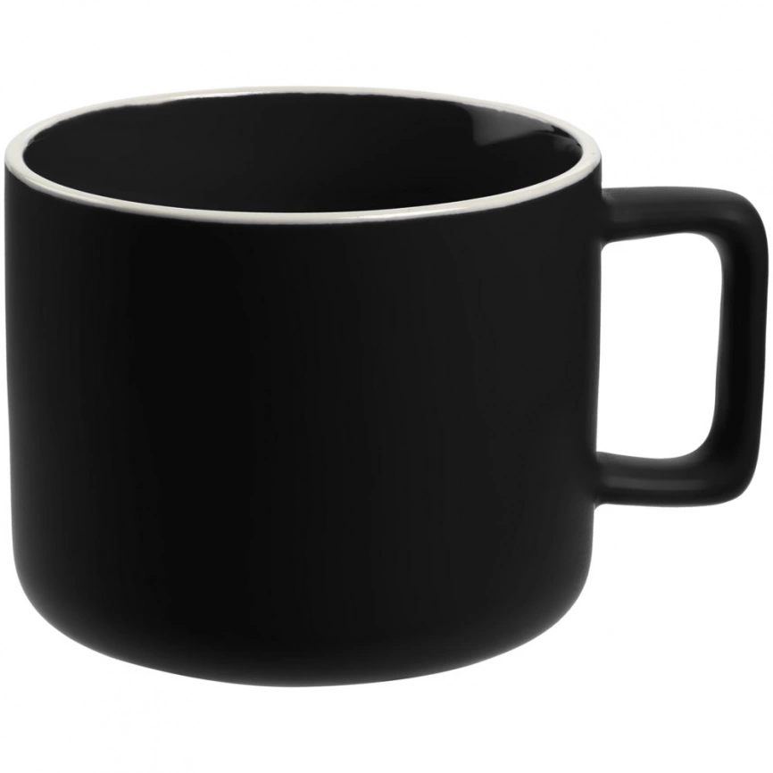 Чашка Fusion, черная фото 1