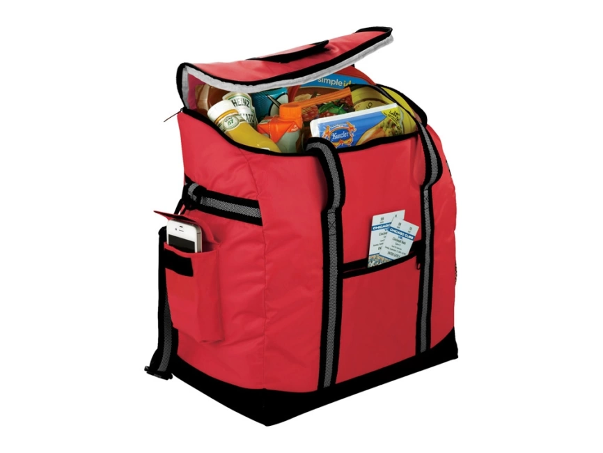 Сумка-холодильник Beach Side Deluxe, красный фото 2
