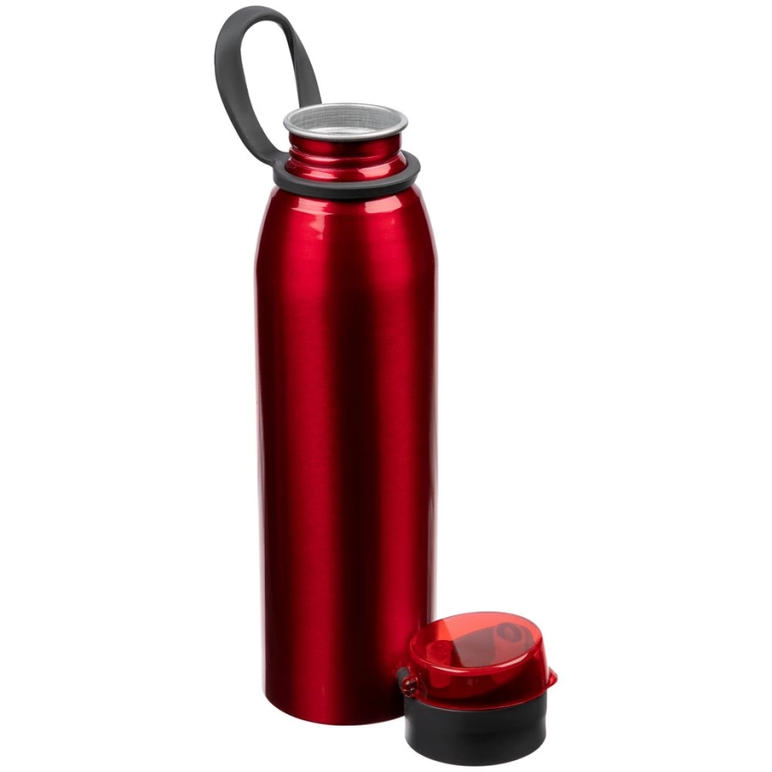 Спортивная бутылка для воды Korver, красная фото 3