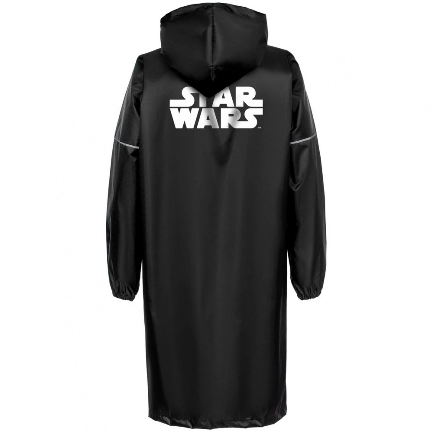 Дождевик со светоотражающими элементами Star Wars, черный, размер XXL фото 4