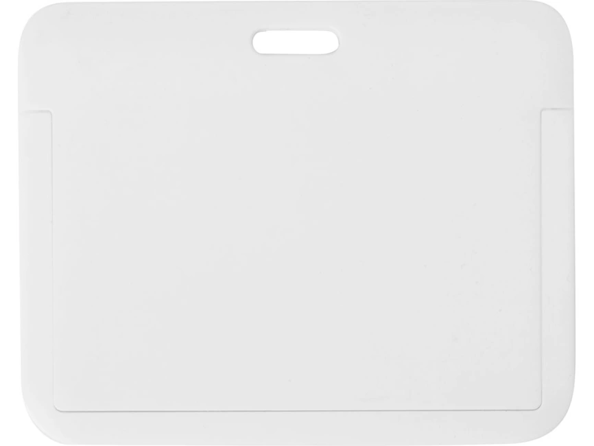 Бейдж Show mini Flat 98 *78 мм (внут.размер  85*54 мм), белый фото 4