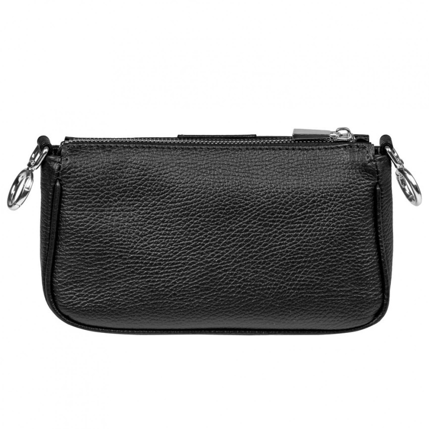 Сумка через плечо Gamma, черная фото 6