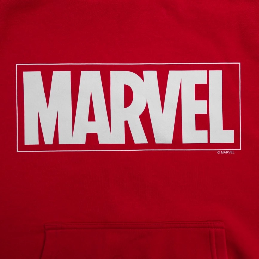 Худи детское Marvel, красное, на рост 118-128 см (8 лет) фото 6