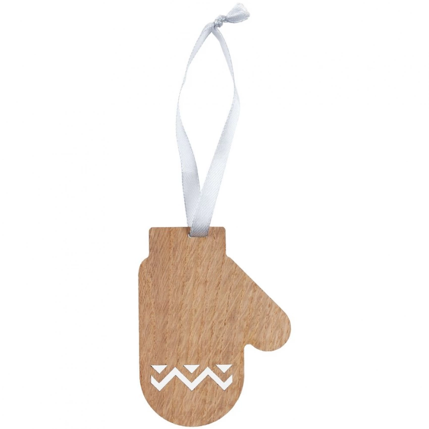 Деревянная подвеска Carving Oak, в форме варежки фото 2
