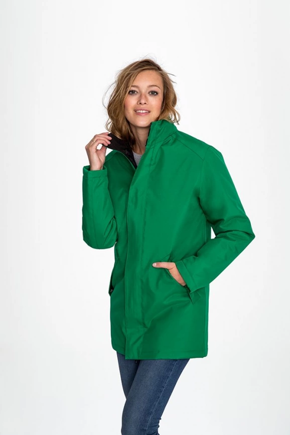 Куртка на стеганой подкладке Robyn, темно-зеленая, размер L фото 4