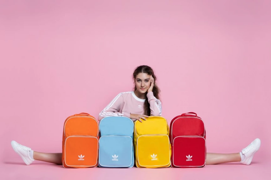 Рюкзак Classic Adicolor, оранжевый фото 8