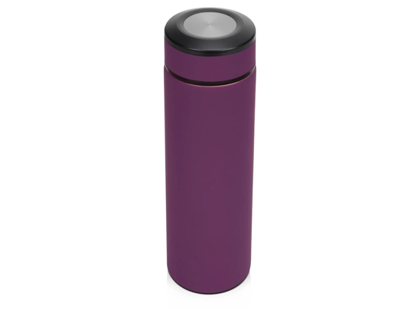 Термос Confident с покрытием soft-touch 420мл, фиолетовый фото 1