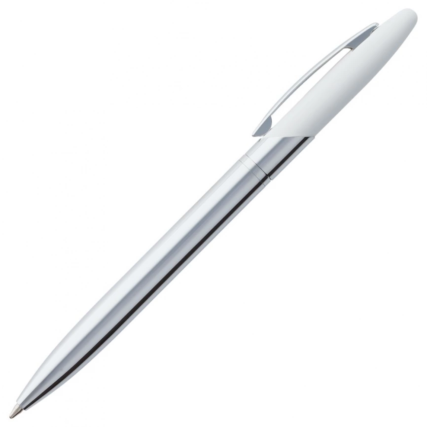 Ручка шариковая Dagger Soft Touch, белая фото 2