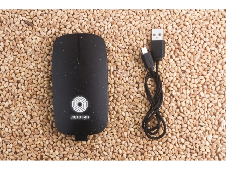 Беспроводная мышь c подсветкой Pokket2 Eco, черный фото 6