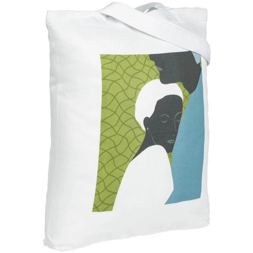 Холщовая сумка «Пара», молочно-белая фото 2