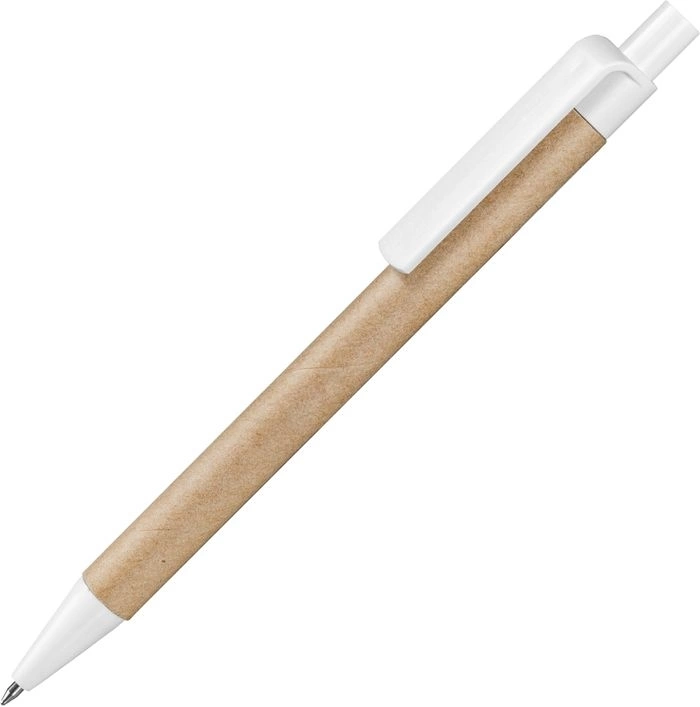 Ручка картонная VIVA NEW, неокрашенная с белыми деталями фото 2