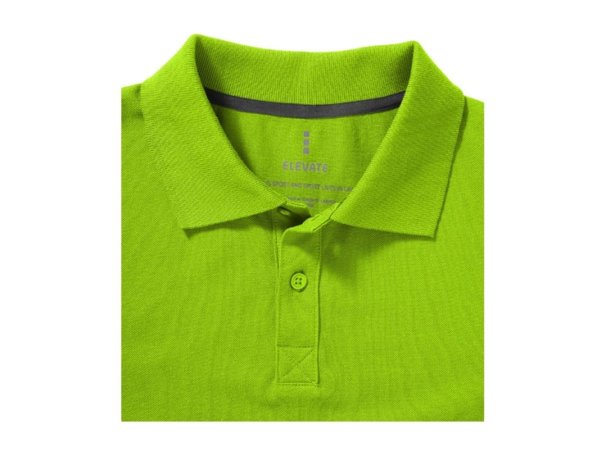 Рубашка поло Seller мужская, зеленое яблоко фото 5