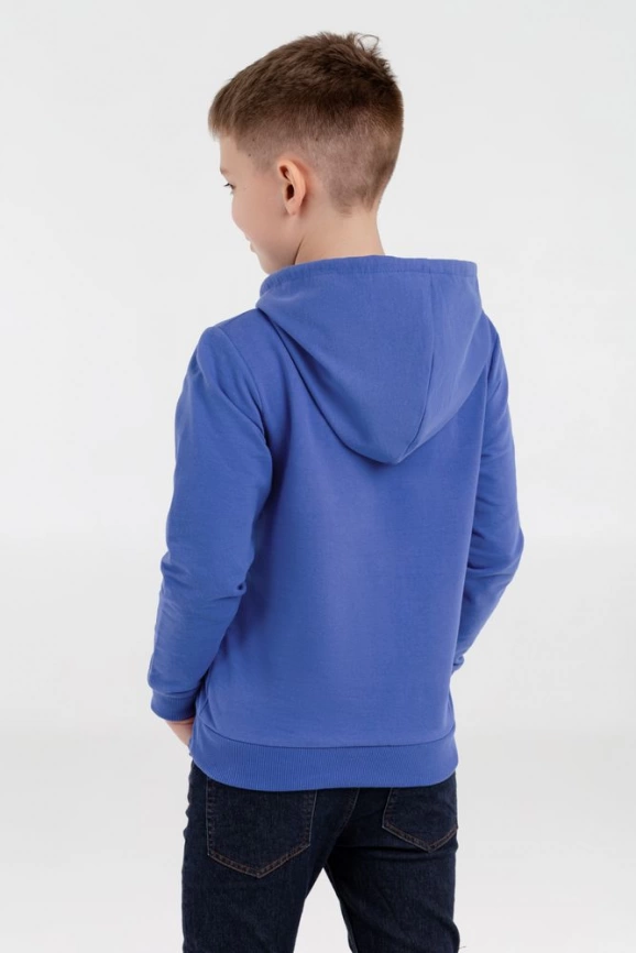 Толстовка с капюшоном детская Kirenga Kids, ярко-синяя, 12 лет фото 5