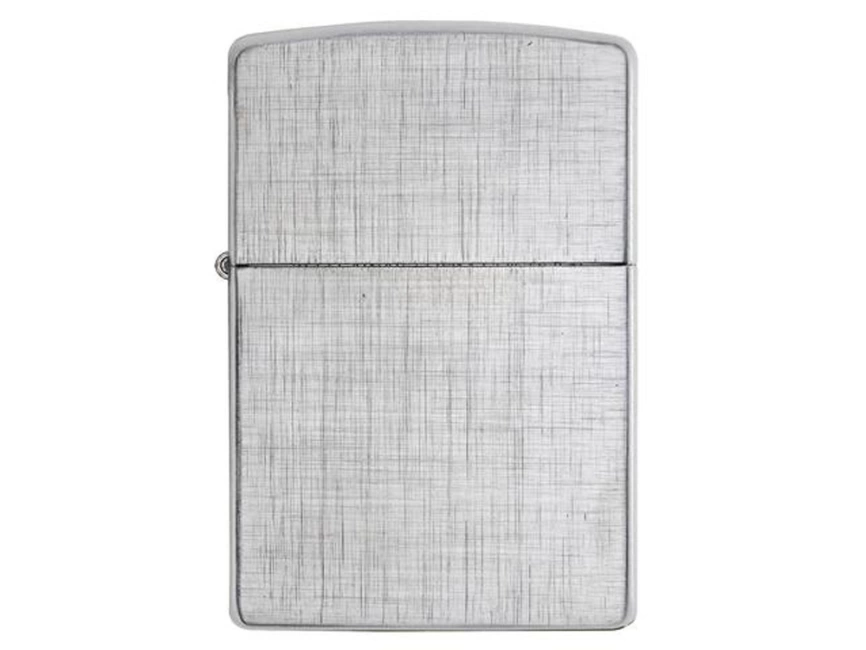 Зажигалка ZIPPO Classic с покрытием Brushed Chrome, латунь/сталь, серебристая, матовая, 38x13x57 мм фото 2