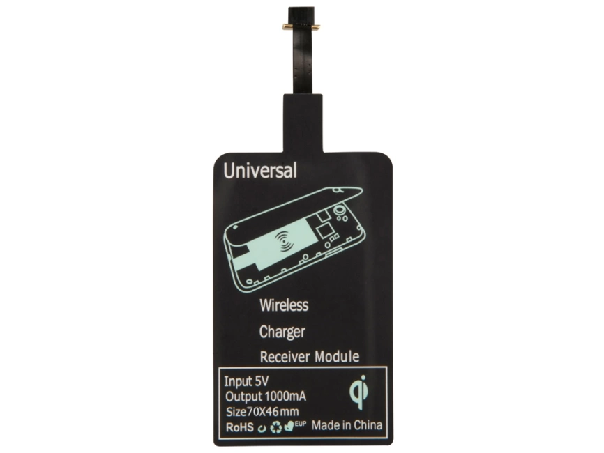 Приёмник Qi для беспроводной зарядки телефона, Micro USB фото 4
