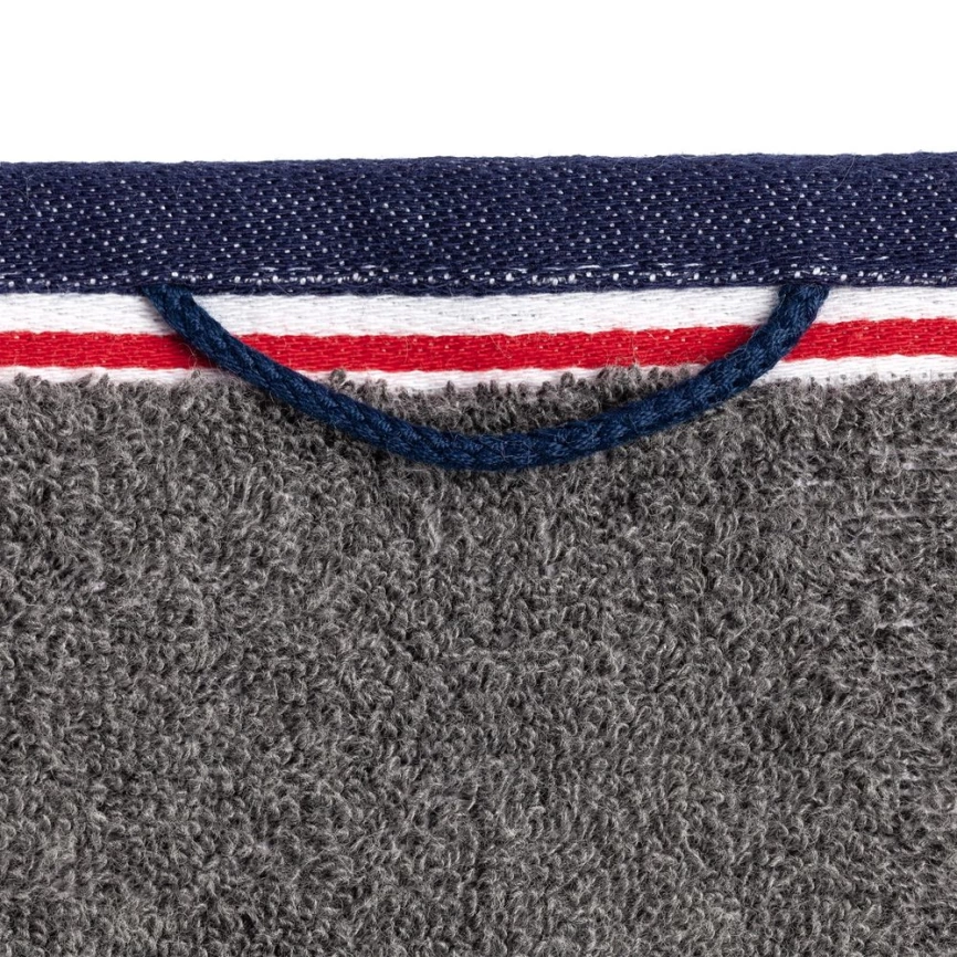 Полотенце Athleisure Strip Large, белое фото 5