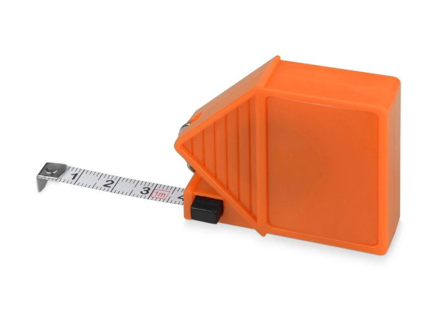 Брелок-рулетка Домик, 1 м., оранжевый фото 2